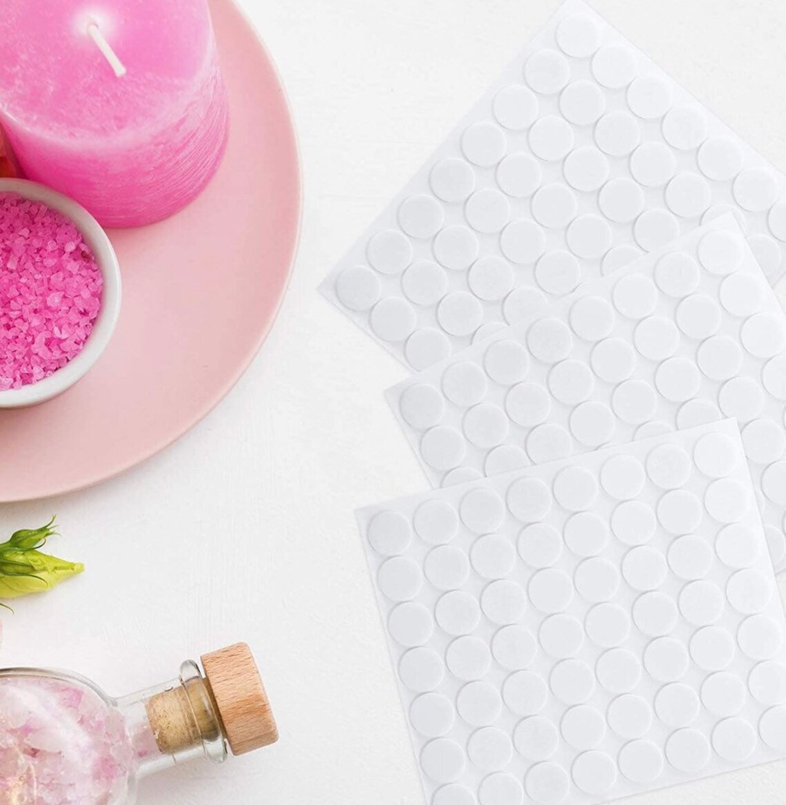 56 Wick Stickers 15 Mm Stickums Tabs Use With Wicks to Etsy