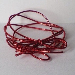 25 - 8&quot; Red Stretch Loops - Packaging - Gifts - Bow