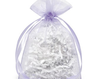 20 x 21 Large Lavender Flat Organza Bag