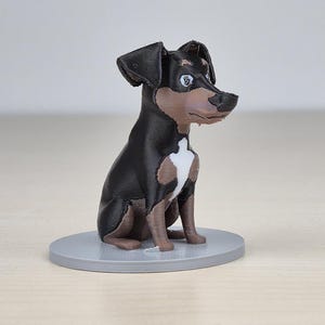 Gepersonaliseerd 3D-geprint Huisdier – Cartoonstijl Beeldje op Maat – Uniek Cadeau voor Dierenvrienden