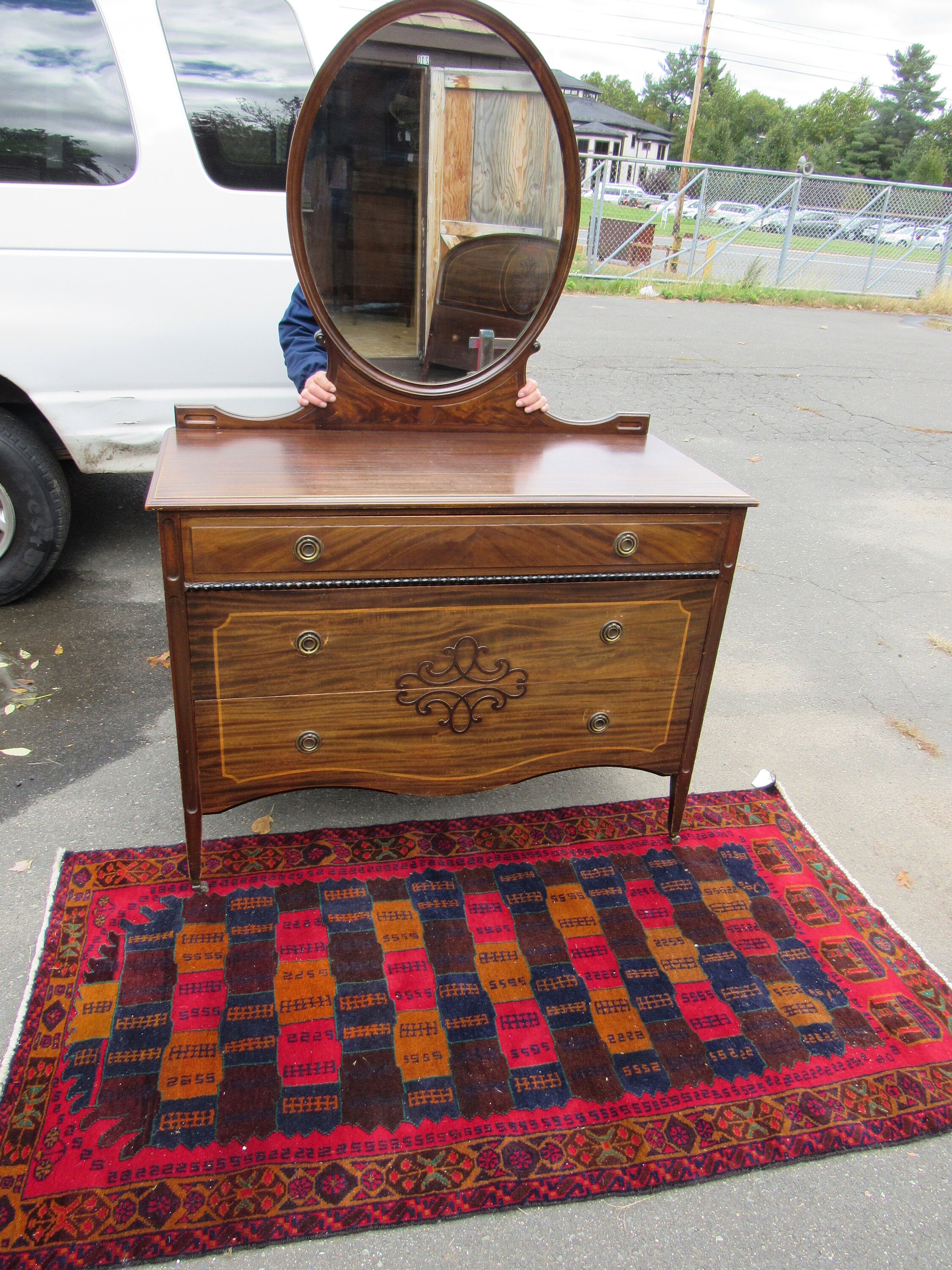 Antique Dresser w/ mirror by Berkey & Gay Etsy