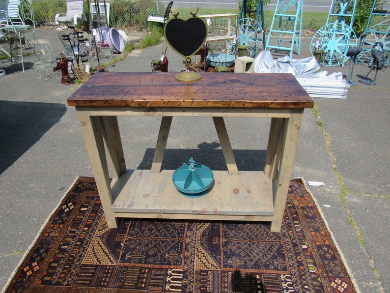 Farm House Rustic Side Table Sideboard Buffet Tv Stand 45 A 36 T 17 D