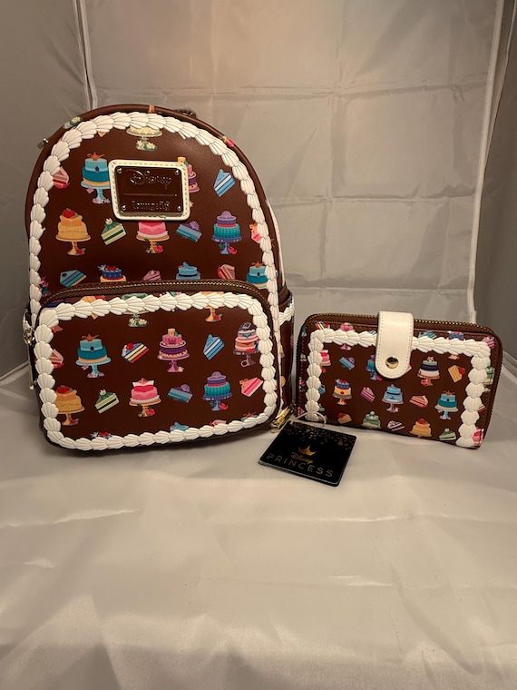 Loungefly Disney Princess Cakes Mini Backpack and Wallet Set