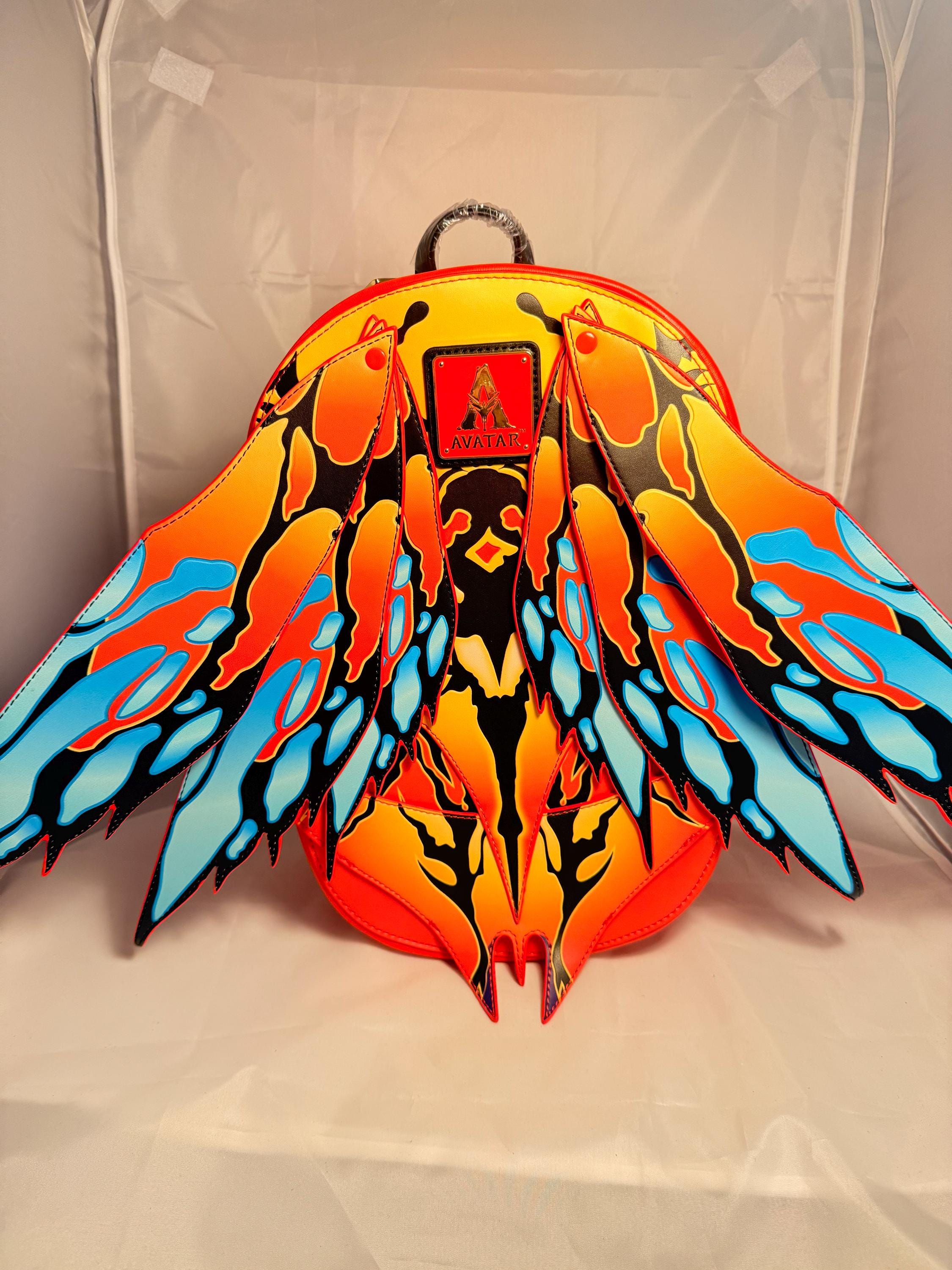 Loungefly Avatar Toruk Movable Wings Cosplay Mini Backpack and Wallet Set NWT Amazon.com: Loungefly Avatar Toruk Movable Wings Zip Around  main image 2