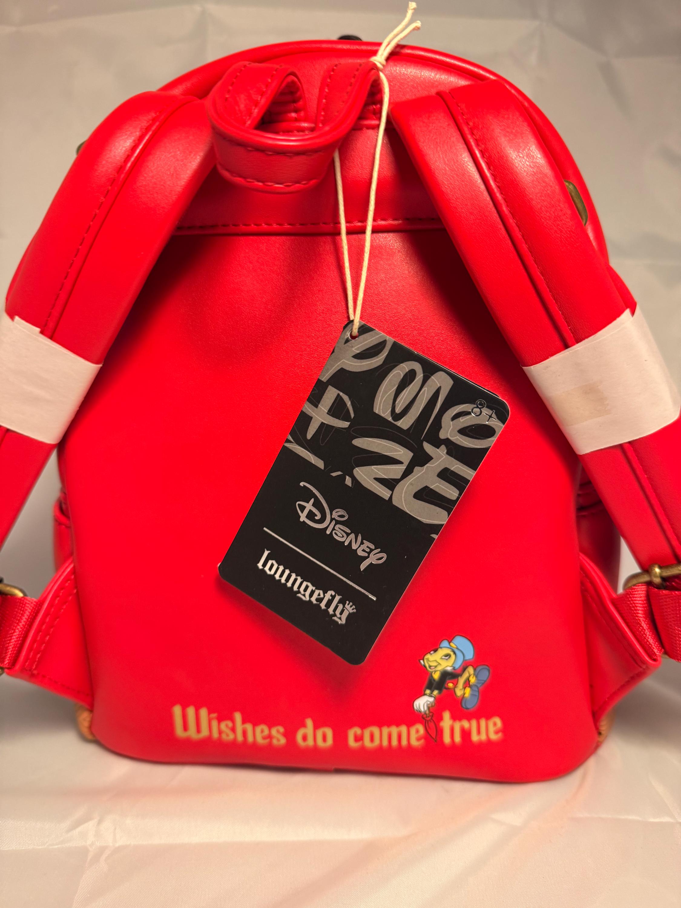 Pinocchio♠️Marionette Backpack Set Loungefly Disney Pinocchio Dancing Mini Backpack | Hot Topic main image 2
