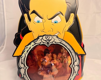 Loungefly Villains Scene Gaston Mini Backpack