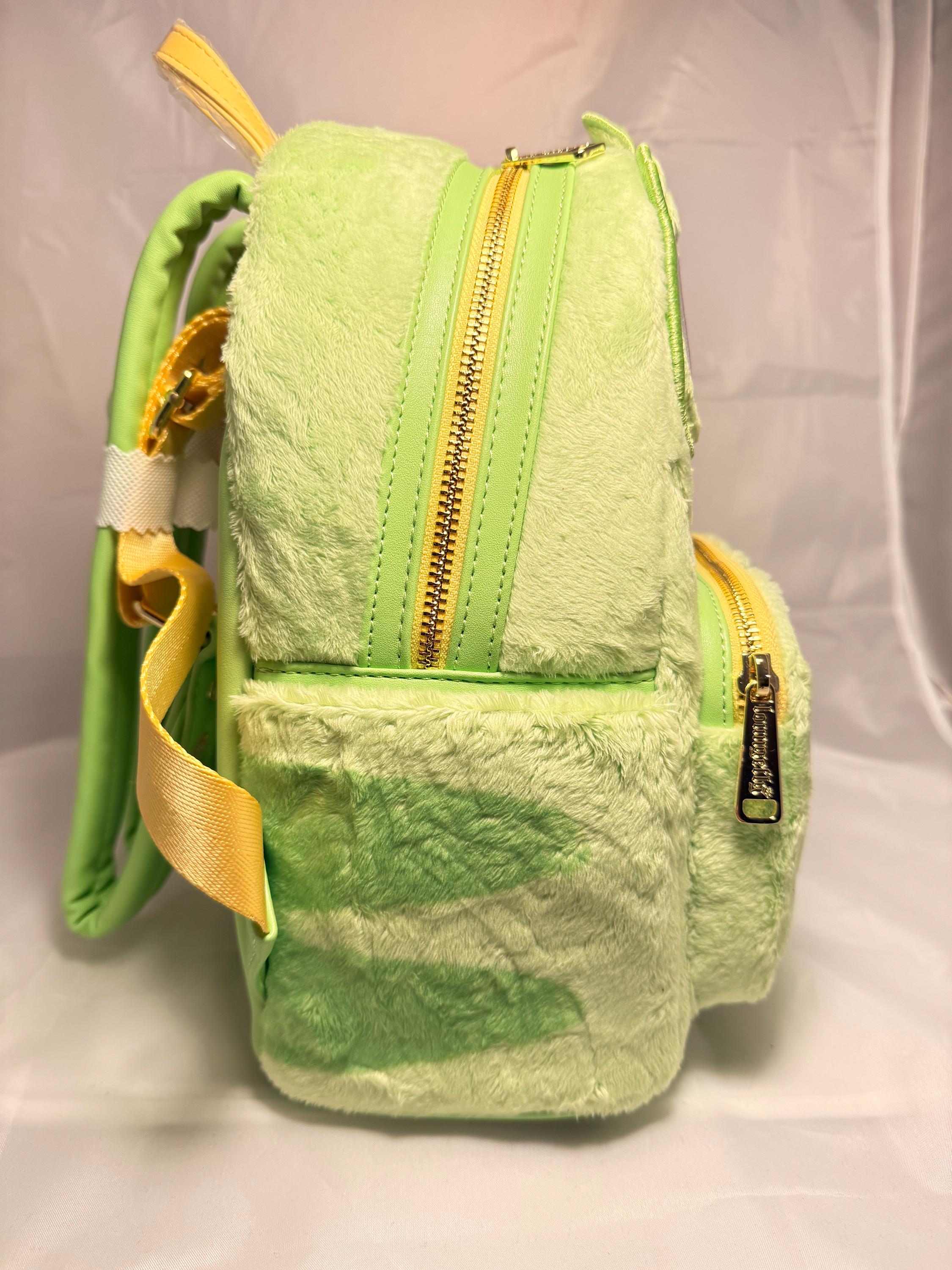 Loungefly Disney Parks Tangled Pascal Pastel Fuzzy Plush Cosplay Mini Backpack ? Coming Soon! ? Next month main image 4