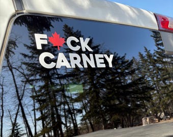Stickers F#CK Carney et F#CK libéraux