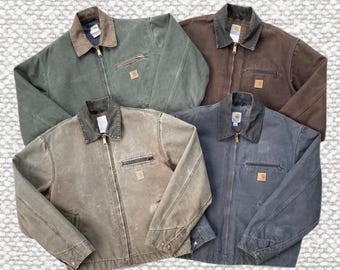 Carhartt カーハート デトロイトジャケット J97 MOS モスグリーン Carhartt デトロイトジャケット モスグリーン J97 MOS 企業ロゴ