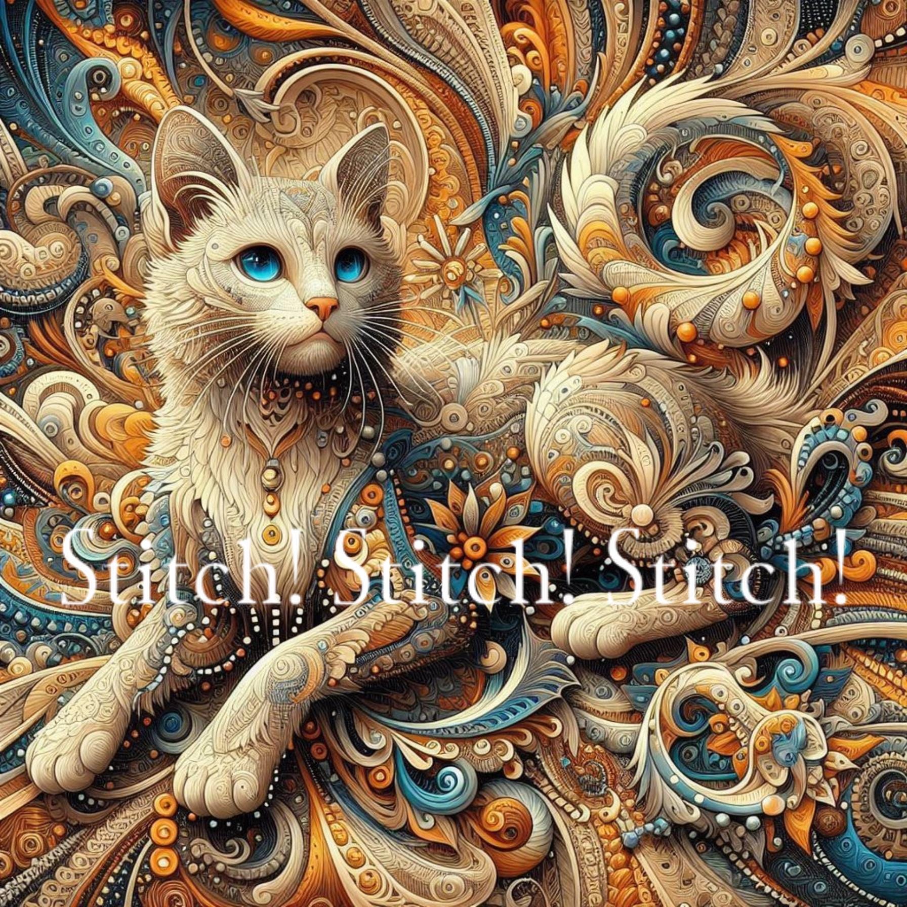 PDF&DIZE [weaver of the Stars] Cross Stitch Pattern | 25ct | 191colors ...