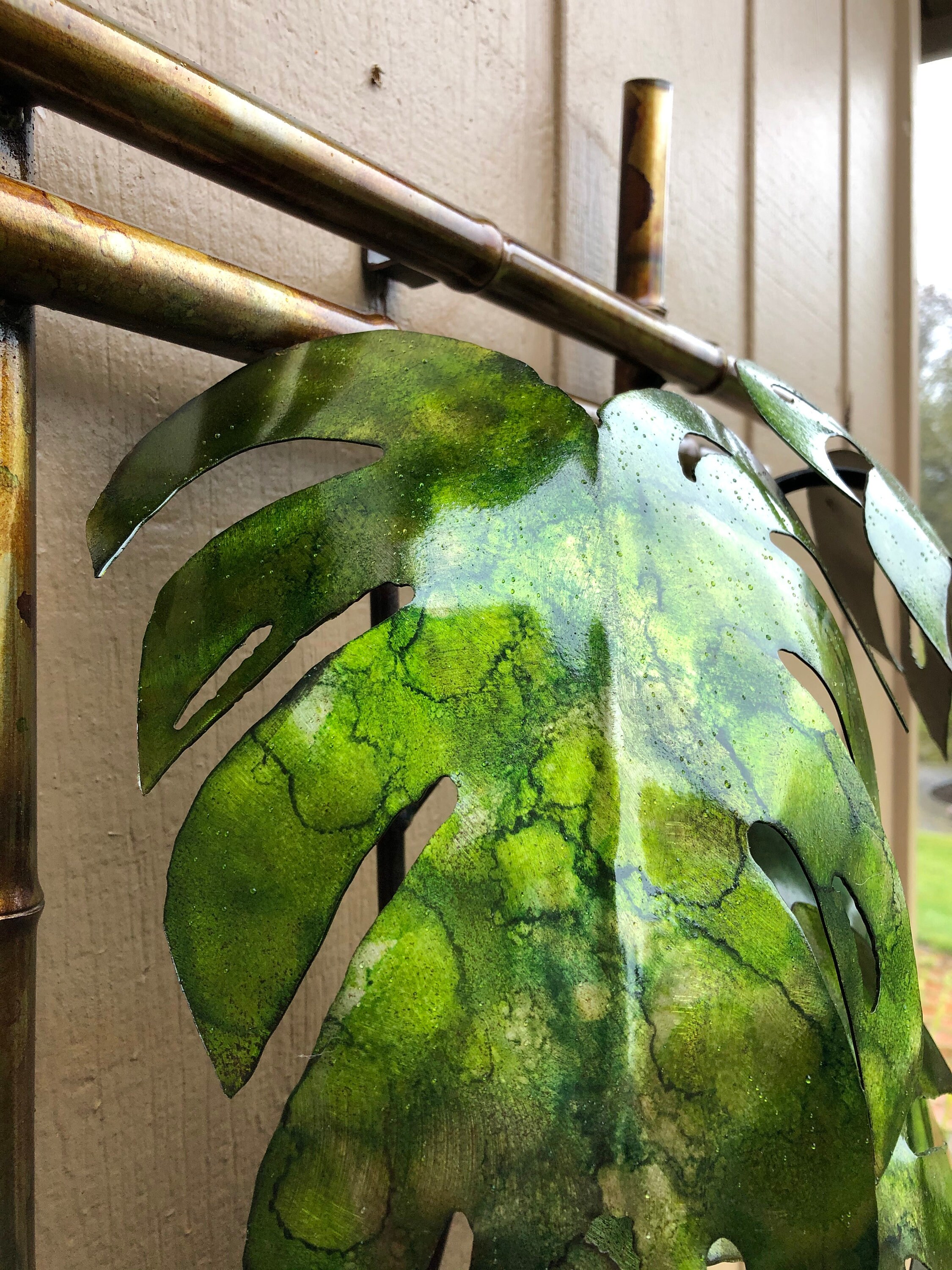 Monstera Plant Metal Wall Art/3D Art/Garden Wall Art/Metal Etsy