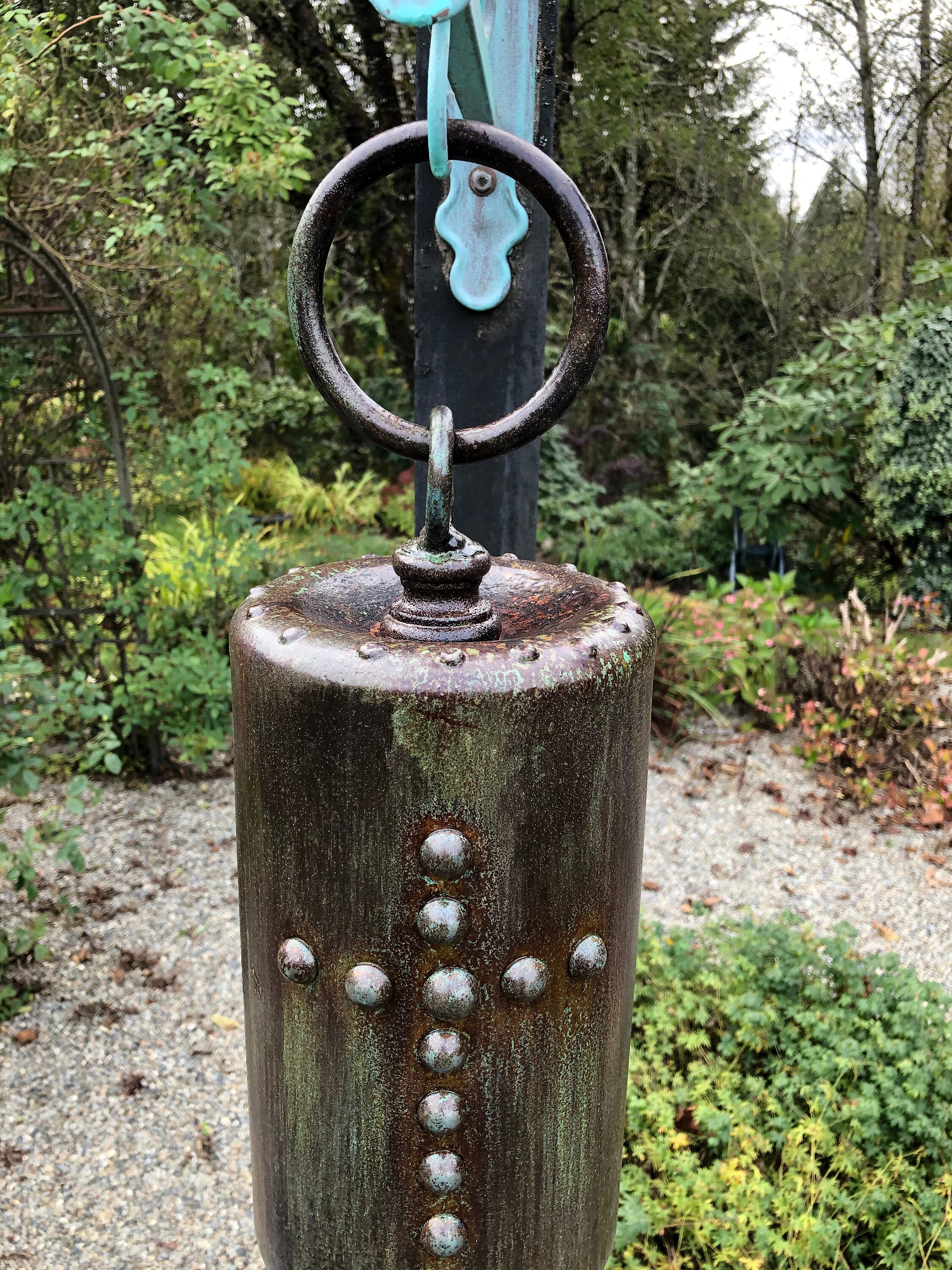 Metal Garden Bell/Outdoor Bell/Asian Bell/Iron Gong Etsy