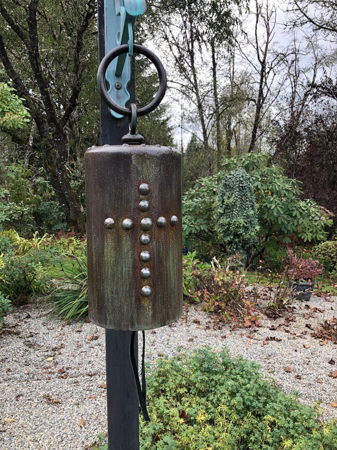 Metal Garden Bell/Outdoor Bell/Asian Bell/Iron Gong Etsy