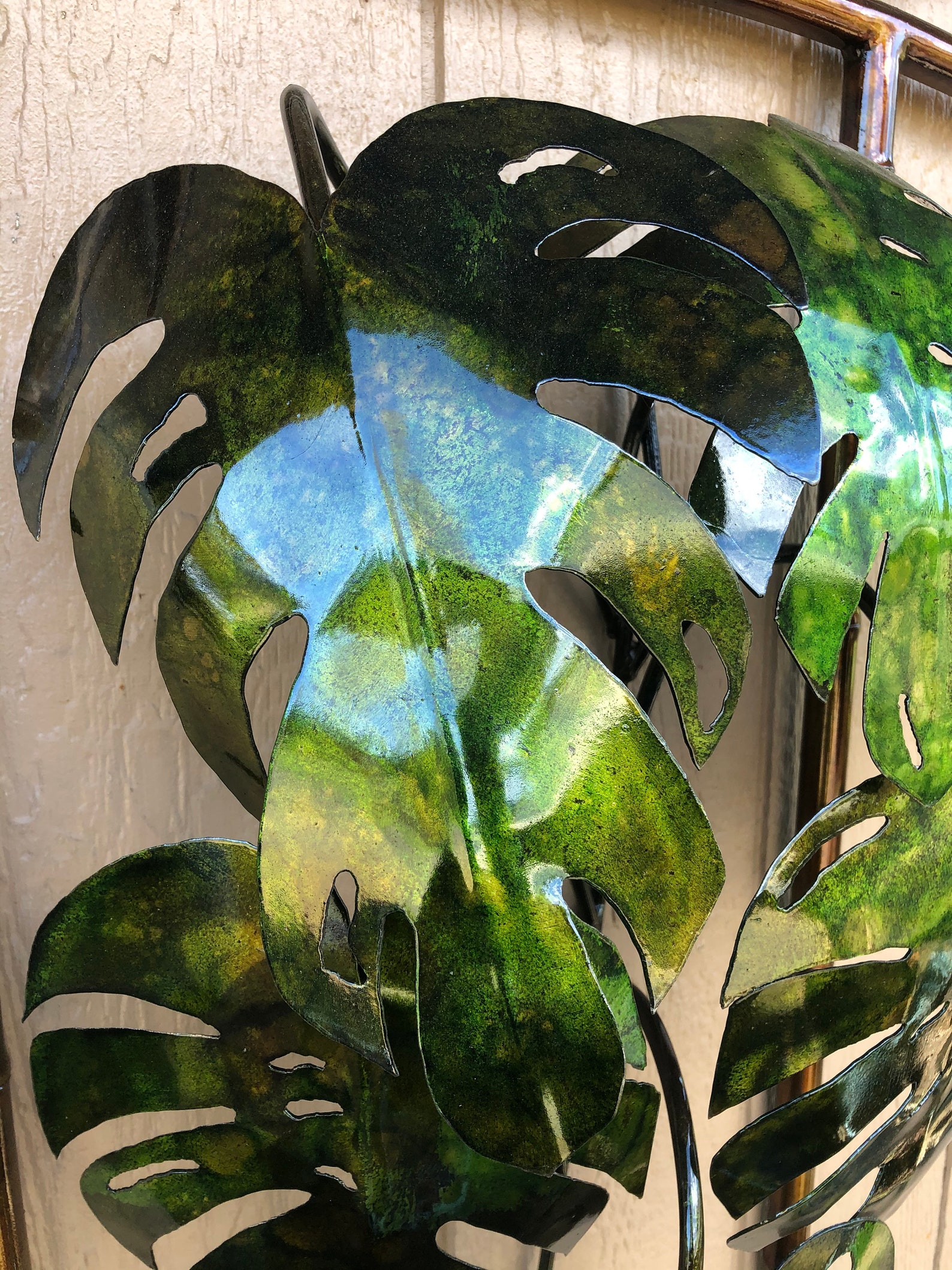 Monstera Plant Metal Wall Art/3D Art/Garden Wall Art/Metal Etsy