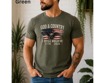 T-shirt patriottische adelaar, T-shirt Amerikaanse vlag VS 250e verjaardag