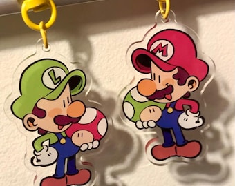 激レア✨ 任天堂 ルイージ フェイス キーホルダー 首なし マリオ、ルイージ、ワリオのフェイスキーホルダー！ - Etsy 日本