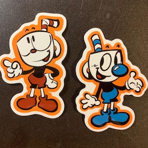 Cuphead und Mugman Sticker Pack