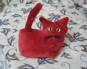 Red Velvet Kitten, lavender scent, collectible shelf sitter