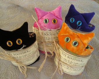 Lavender Eye Pillow ~ Cat Face