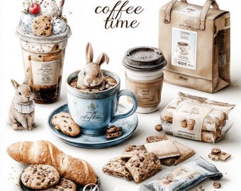 DAL0214 coffee time PDF cross stitch pattern full coverage Instant Download