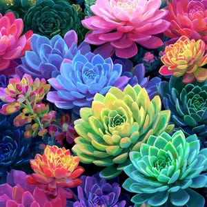 No.0275_cactus PDF pattern full coverage cross stitch Hand embroidery pattern Counted Cross Stitch PDF Download