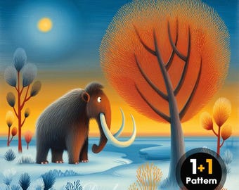 Mammoth PDF-kruissteekpatroon volledige dekking (directe download)