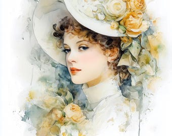 DAL0202 beautiful woman PDF cross stitch pattern full coverage Instant Download