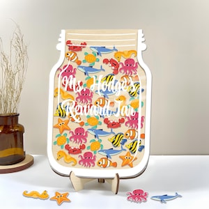 Custom Classroom Reward Jar For Teacher, Star Magnetic Reward Jar, Personalised Gift For Teacher, Back to school gift, Custom Name Reward