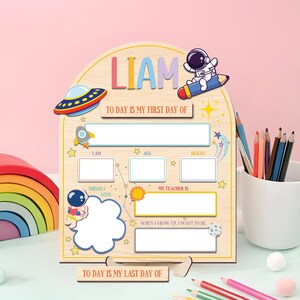 First Day Of School Sign, Custom School Sign, Back To School Sign, First Day Of Kindergarten Sign, First and Last Day Of School Sign For Kid