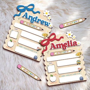 First Day Of School Sign, Custom School Sign, Back To School Sign, First Day Of Kindergarten Sign, First and Last Day Of School Sign For Kid
