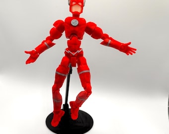 Wally West Dummy 13 Action Figure - 3D Printed Articulated Figure, Perfect Gift for Kids, Teens, Marvel & DC Fans - The Flash T13 Desk Toy