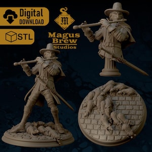 ネズミ捕り - バード、レンジャーコレクション 32mm & 72mmスケール (STLファイル)