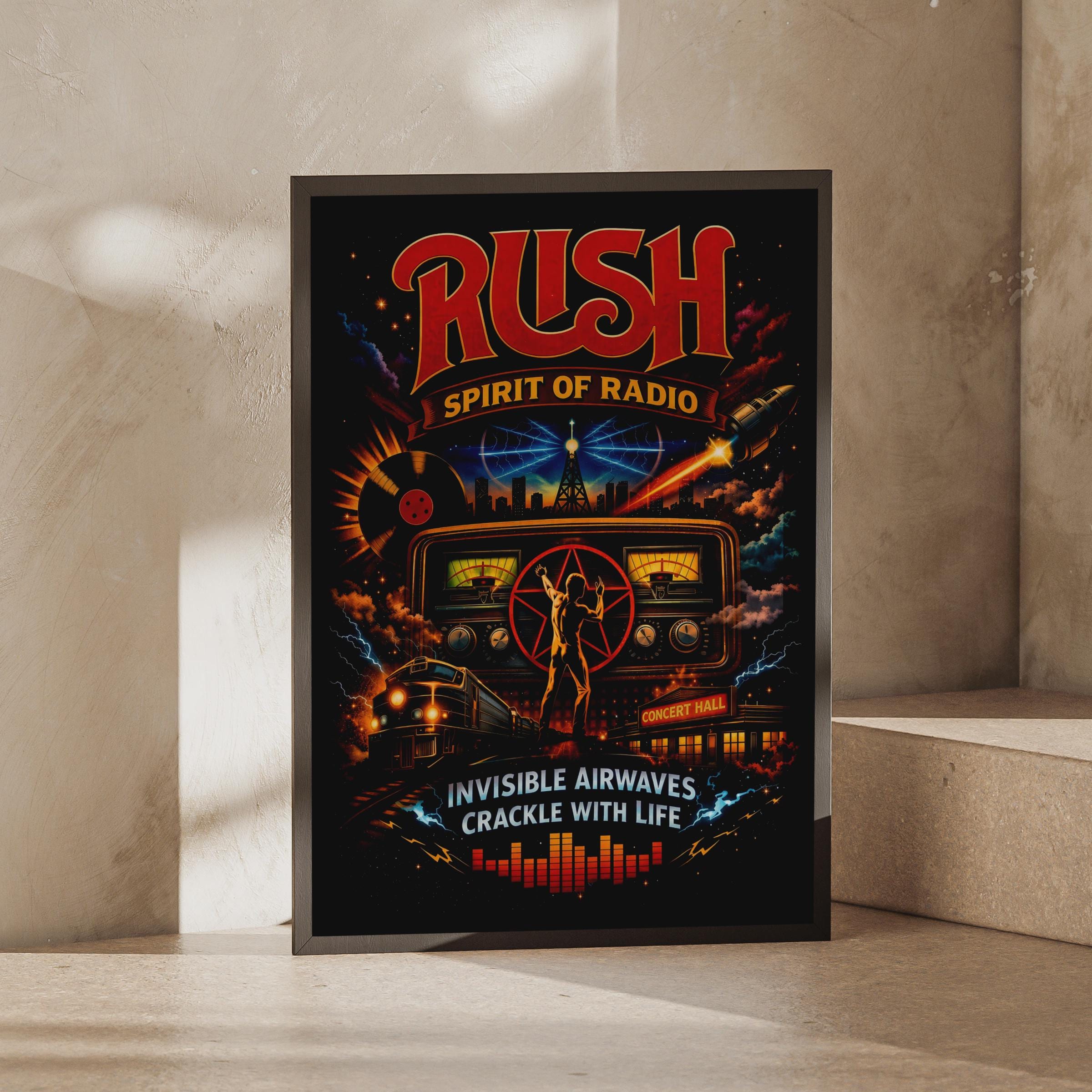 Rush Concert Poster - Etsy