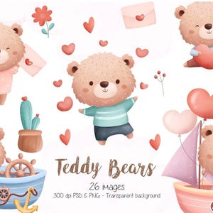 Clipart ours en peluche, ours en peluche marron