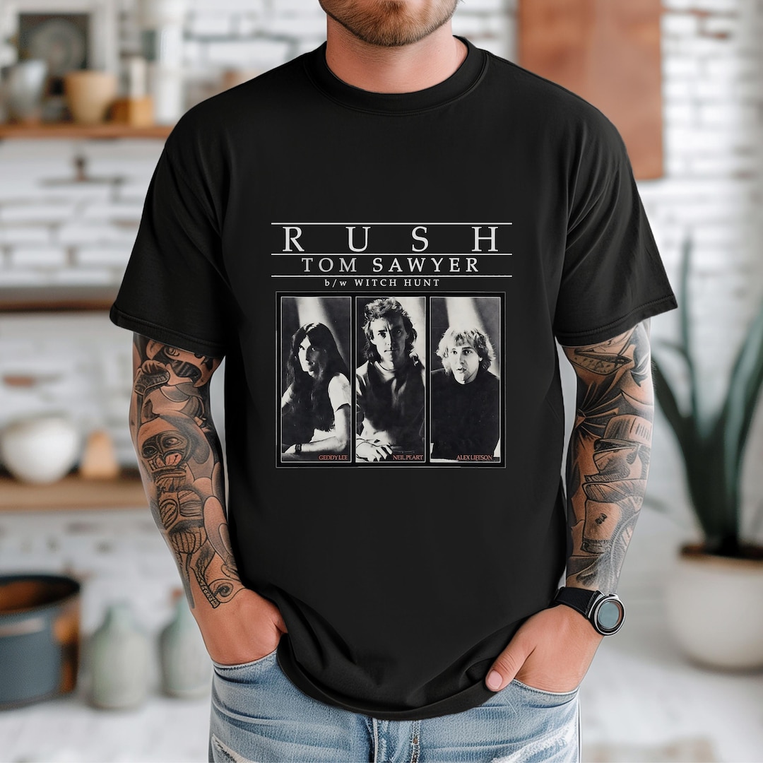 Rush Tom Sawyer T-shirt | Classic Rock Band Tee - Etsy