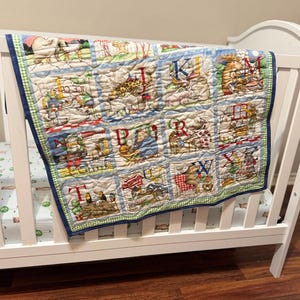 ABC Alphabet Baby Quilt