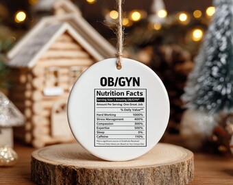 Obgyn Krankenschwester Ornament | Doula Wertschätzung Geschenk, Weihnachtsdekoration