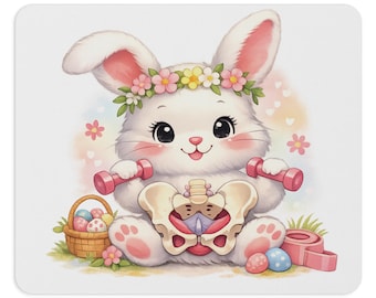 Beckenboden PT Osterhase Mauspad | Physiotherapie, Reha