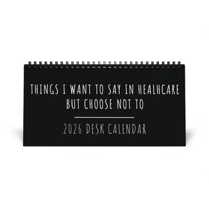 Medical Desk Calendar - Etsy