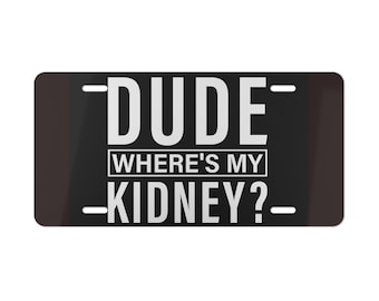 Vanity Plate