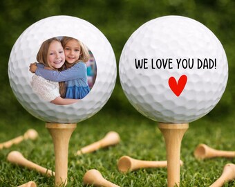 Custom Face Golf Ball,Valentines Day Gift,Fathers Day Gift,Unique Gift for Husband,Funny Dad Gift