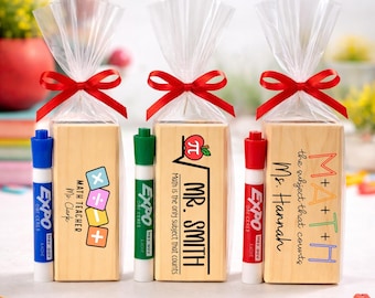 Personalized Math Teacher Dry Eraser,Custom Teacher Gift,Math Teacher Appreciation,End of Year Gift,Back to School Gift,Thank You Gift