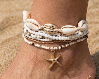Bracelets de cheville - ensemble