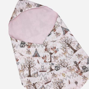 Einschlagdecke Maxi Cosi / Einschlagdecke Babyschale / Einschlagdecke Babyschale Winter / Geschenk zur Geburt / Einschlagdecke Sommer