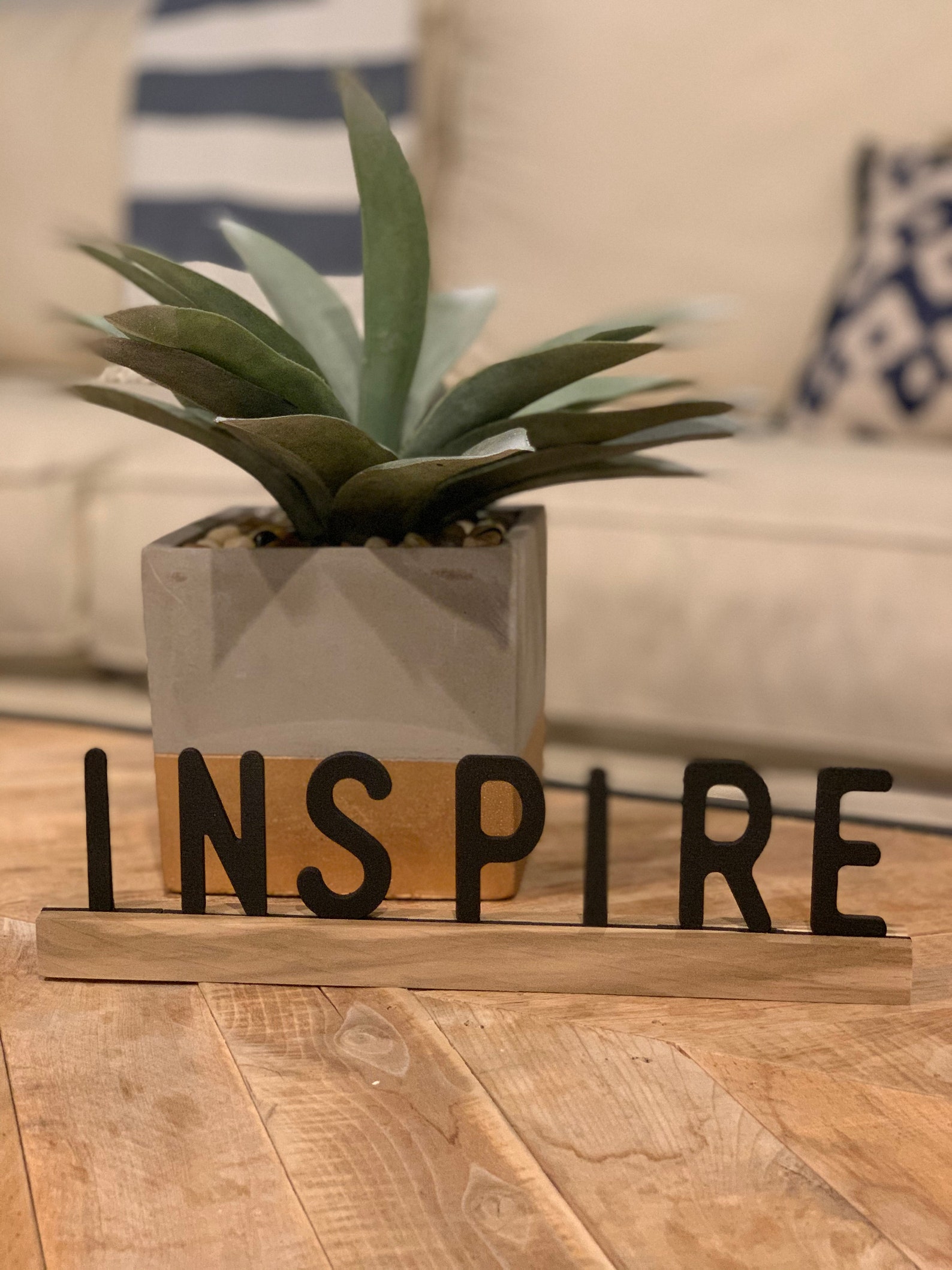 INSPIRE Letter Ledge Word Ledge Tabletop Sign Letterboard Etsy