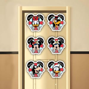 Personalized Multi-Characters Mickey & Friends Disney Cruise 2025 Magnet, Disney Family Cruise Trip Magnet For Cruise Ship Stateroom Door