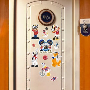 Personalisiert Alle Charaktere Disney Cruise Line 2025 Magnet, Mickey und Freunde Toy Story Stitch Star Wars Magnete Kreuzfahrtschiff Zustandstür