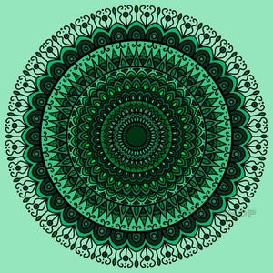 Mandala Coloring Page #5 | Printable + Digital (PDF + PNG) | Mindfulness Art for Adults & Teens