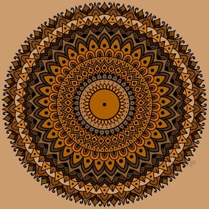Mandala Coloring Page #9 | Printable + Digital (PDF + PNG) | Mindfulness Art for Adults & Teens