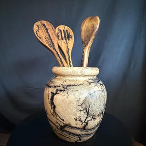 Unique Fractal Burned Vase